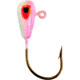Lindy Live Bait Jig, Pink Glow, 1/8oz, 7 per Pack, LLBJ331