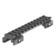 Lion Gears Riser Mount, 1/2in Riser, 5in Long with 12 Slots, Black, Medium, LG-BM1205