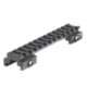 Lion Gears Riser Mount, 1/2in Riser, 5in Long with 12 Slots, Black, Medium, LG-BM1205