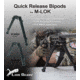 Lion Gears Scout-Pod MB06 Quick Release 5-Position Bipod, M-Lok, Black, Short, SP-MB06
