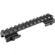 Lion Gears Tactical Picatinny 0.5 12-Slot Quick Release Riser Mount, 5in Long, Black, Low, BM1205QR