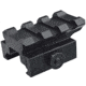Lion Gears Tactical Picatinny 0.5 3-Slot Quick Release Riser Mount, 1.45in Long, Black, Low, BM0305QR