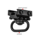 Lion Gears Tactical Picatinny .5in Riser, 1.45in Long with 3 Slots, Built-in Swivel Mounting Base, LG-BM0305QD