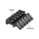 Lion Gears Tactical Picatinny Rail, 2.16in Long with 5 Slots, LG-BM05S