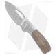 Liong Mah Designs Field Duty Folding Knife, 3.50in, CPM S90V Stainless Steel, Drop Point Blade, Micarta, Green/Gray Handle, Green/Gray/Gray, 8.23 inch, BHQ-182937