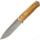 Lionsteel B41 Bushcraft Olive Wood Knife, 4.13 stonewash finish Sleipner tool steel blade, Olive wood handle, B41 UL