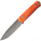Lionsteel B41 Bushcraft Orange G10 Knife, 4.13 stonewash finish Sleipner tool steel blade, Orange G10 handle, B41 GOR