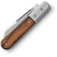 Lionsteel Barlow Dom Folding Knife, 3in, M390 Stainless, Satin Finish, DOM Style Blade, Santos Wood Handle, CK0115 ST