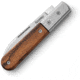 Lionsteel Barlow Roundhead Folding Knife, 3in, M390 Stainless, Satin Finish, Roundhead Blade, Santos Wood Handle, CK0111 ST