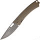 Lionsteel Limited Edition TiSpine Aculus Folding Knife,3.25in,Damascus Steel,Standard Edge,Sandblasted Titanium Handle LSTTS1DAC
