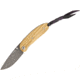 Lionsteel Mini Damascus Olive Wood Folding Knife,2.375in,Damascus Steel,Drop Point,Olive Wood Handle LST8210DUL