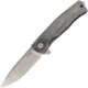 Lionsteel Myto Framelock Folding Knife, Black, Black micarta handle with titanium back handle, MT01 CVB
