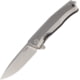 Lionsteel Myto Framelock Folding Knife, 3.25" satin finish Bohler M390 stainless blade, Gray titanium handle, MT01 GY