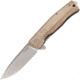 Lionsteel Myto Framelock Folding Knife, Natural, Natural micarta handle with titanium back handle, MT01 CVN