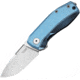 Lionsteel NANO Framelock Blue TI