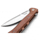 Lionsteel Skinny Framelock Folding Knife by Michele Pensato, 4.5in Closed, 3.5in Stonewash CPM MagnaCut Stainless Blade, Earth Brown Aluminum Handle, SK01AES