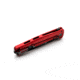 Lionsteel Skinny Framelock Folding Knife by Michele Pensato, 4.5in Closed, 3.5in Black Stonewash CPM MagnaCut Stainless Blade, Red Aluminum Handle, SK01ARB