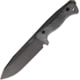 Lionsteel T6 Fixed Blade Knife, 5.83in, Black Stonewash CPM 3V, Drop Point Blade, Black Micarta, T6BCVB