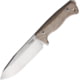 Lionsteel T6 Fixed Blade Knife, 5.83in, CPM 3V, Drop Point Blade, Natural Micarta, T6CVN