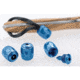 Lionsteel TiP Tiium, .47in X .55in, The Pearl Bead And Locking System Are For A 5/32 Lanyard 4 Mm, Blue, Titanium Construction, TIP BL