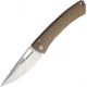 Lionsteel TiSpine Framelock Bronze Matte Folding Knife, 3.25in Satin Bohler M390 SS Blade, Bronze Matte Finish Titanium Handle, Thumb Pull, Pocket Clip, Packaged In A Plexiglass Tube, TS1 BM