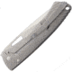 Lionsteel TiSpine Framelock Gray Matte Folding Knife, 3.25in Satin M390 SS Blade, Gray Sculpted Titanium Handle, Thumb Pull, Pocket Clip, Packaged In A Plexiglass Tube, Matte Finish Handle, TS1 GM