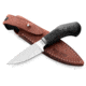 Lionsteel Willy Fixed Blade Knife, 3.1in, M390 Steel, Drop Point, Carbon Fiber/Ti Handle, Carbon Fiber, WL1 CF