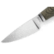 Lionsteel Willy Fixed Blade Knife, 3.1in, M390 Steel, Drop Point, Micarta/Ti Handle, Green Canvas, WL1 CVG