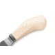 Lionsteel Willy Fixed Blade Knife, 3.1in, M390 Steel, Drop Point, Micarta/Ti Handle, Ivory, WL1 MW