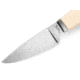 Lionsteel Willy Fixed Blade Knife, 3.1in, M390 Steel, Drop Point, Micarta/Ti Handle, Ivory, WL1 MW