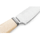 Lionsteel Willy Fixed Blade Knife, 3.1in, M390 Steel, Drop Point, Micarta/Ti Handle, Ivory, WL1 MW