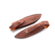 Lionsteel Willy Fixed Blade Knife, 3.1in, M390 Steel, Drop Point, Micarta/Ti Handle, Natural, WL1 CVN