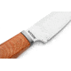 Lionsteel Willy Fixed Blade Knife, 3.1in, M390 Steel, Drop Point, Micarta/Ti Handle, Natural, WL1 CVN