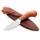 Lionsteel Willy Fixed Blade Knife, 3.1in, M390 Steel, Drop Point, Micarta/Ti Handle, Natural, WL1 CVN