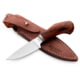Lionsteel Willy Fixed Blade Knife, 3.1in, M390 Steel, Drop Point, Santos Wood Handle, Santos, WL1 ST