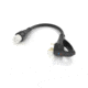 Lippert 381640 15A Connector To 30A Plug Pigtail Adapter, Black, FP1530R-SB