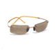 Maui Jim Little Beach Sunglasses w/ Amber Frame and HCL Bronze Lenses - H515-21, Quarter View
