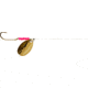 Little Joe Walleye Spinner, Hammered Gold, 6/Strip Carded, LR783