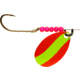 Little Joe Walleye Spinner, Orange/Yellow, 6/Strip Carded, LR778