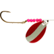 Little Joe Walleye Spinner, Red/White, 6/Strip Carded, LR774