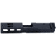 Live Free Armory LF23 Elite Series Pistol Slide w/ No RMR Optic Cut, Glock 23, Black, G323E123062F