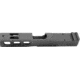 Live Free Armory LF23 Elite Series Pistol Slide w/ No RMR Optic Cut, Glock 23, Tungsten, G323E523052F