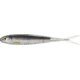 Live Target Twitch Minnow Soft Jerkbaits, 4, 3.75in, Silver/Smoke, SSR100S951