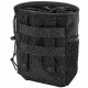 Loaded Gear CX-700 Drawstring Dump Pouch, Compatible w/ Molle System, Black, 5.5 x 3 x 7.5 in BI12624