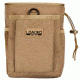 Loaded Gear CX-700 Drawstring Dump Pouch, Compatible w/ Molle System, Dark Earth, 5.5 x 3 x 7.5 in BI12626