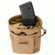 Loaded Gear CX-700 Drawstring Dump Pouch, Compatible w/ Molle System, Dark Earth, 5.5 x 3 x 7.5 in BI12626