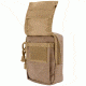 Loaded Gear CX-800 Accessory Pouch, Dual Zipper Design, Compatible w/ Molle System, Dark Earth BI12632