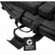 Loaded Gear RX-600  46 in Tactical Dual Rifle Bag, Padded Center Divider, 4 Zippered Pockets, Black BI12550