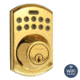 Lockstate Electronic Keypad Deadbolt, Bolder Style, Polished Brass, LS-DB550-PB
