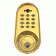 LockState DBS Keyless Deadbolt Polished Brass